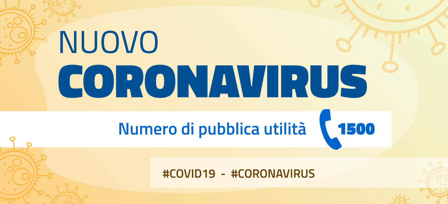 Informazioni sull'emergenza CORONAVIRUS 